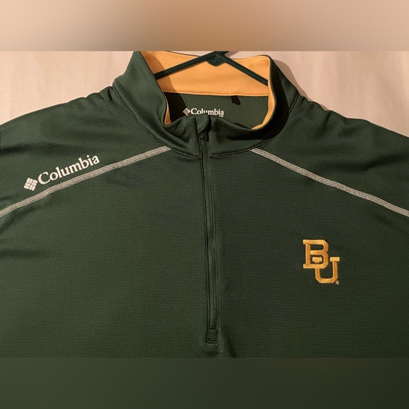 Columbia Golf Omni Wick Men's Baylor Bears 1/4 Zip Long Sleeve Pullover Size 3XL - Picture 5 of 10